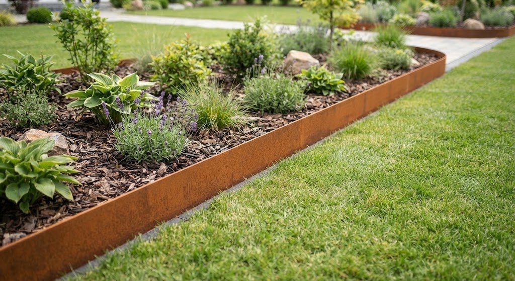Zahradní obrubník CORTEN 30 cm