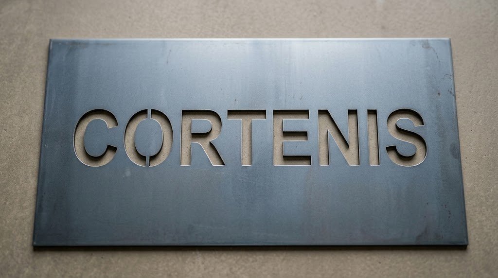 Surová cortenová ocel bez patiny